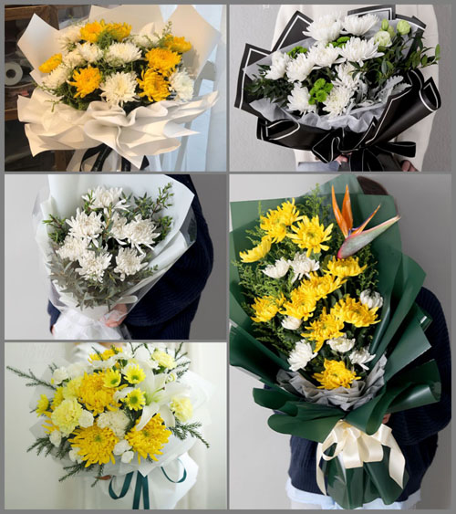 福建龙岩长汀县宣成乡白事花束代送